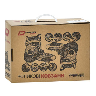 Детские раздвижные ролики A4156-S-BL, размер 31-34