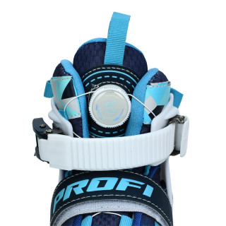 Детские раздвижные ролики A4156-S-BL, размер 31-34