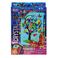 Набор креативного творчества "Crystal art Kids" Дерево CArt-01-01, 9 цветов, 6 форм