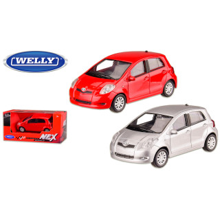 Машина металлическая TOYOTA YARIS "WELLY" 44003CW масштаб 1:43