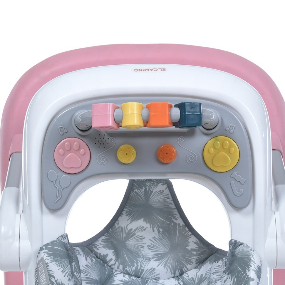 Ходунки детские MULTIWAY ME 1163 Pink, с погремушкой опт, дропшиппинг