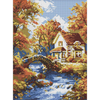Алмазная мозаика "Уют в природе" AMO8080, 30х40 см