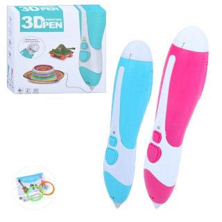 3D ручка K9912 15,5см, тип филомента-PCL, на аккумуляторе, USB-шнур