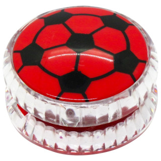 Детская игрушка Йо-йо "Футбольный мяч" М 5641(Red) 5,5 см, свет