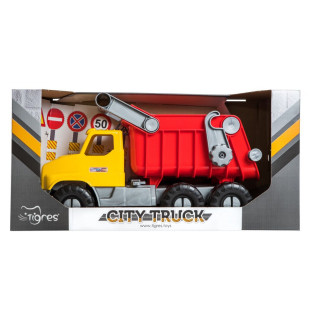 Игрушечный самосвал "City Truck" 39368 с подвижными частями