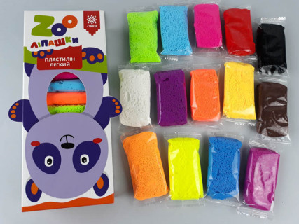 Пластилін легкий ZOOлипашки 
