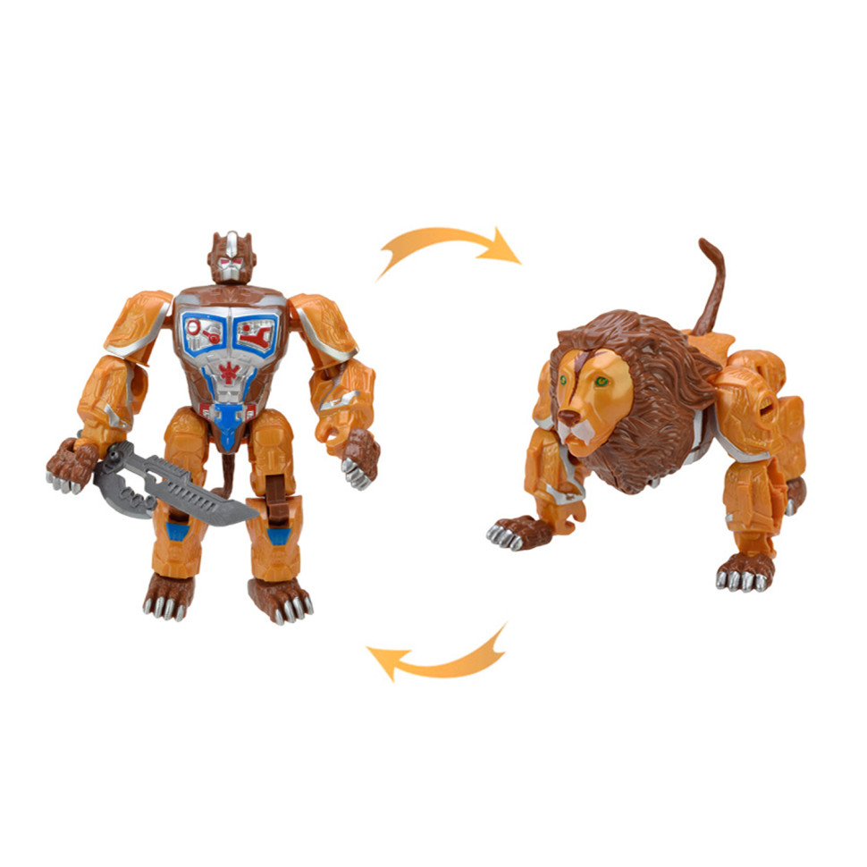 Дитячий робот-трансформер Justice Lioness 168-82(Orange) робот-лев - гурт(опт), дропшиппінг