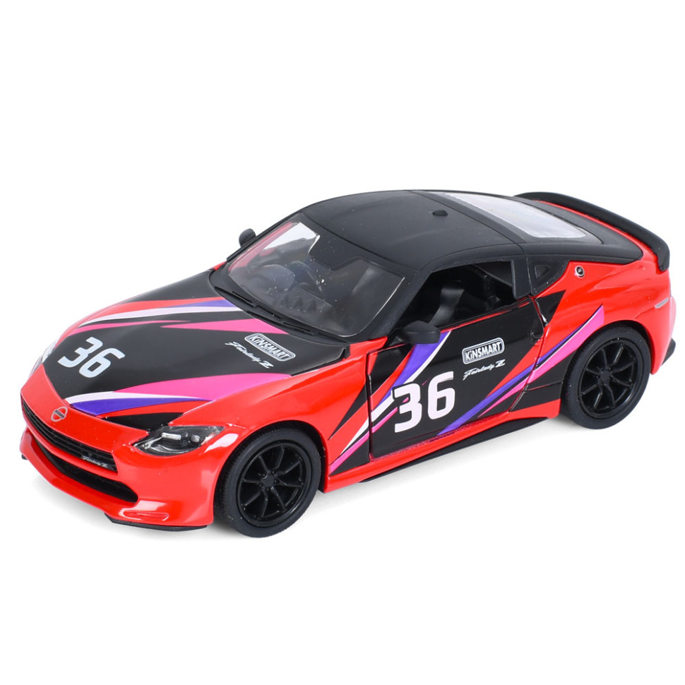 Машинка інерційна 2023 Nissan Fairlady Z KT5443WF(Red) 1:36, 12 см, відчиняються двері - гурт(опт), дропшиппінг