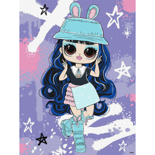 Картина по номерам "Tweens LOL Skate Dance Aya Cherry" KHO1213, 30х40 см 