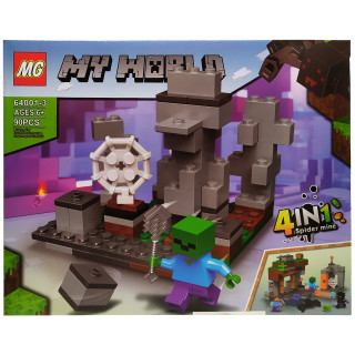 Конструктор "Minecraft" 64001-1, 105 деталей