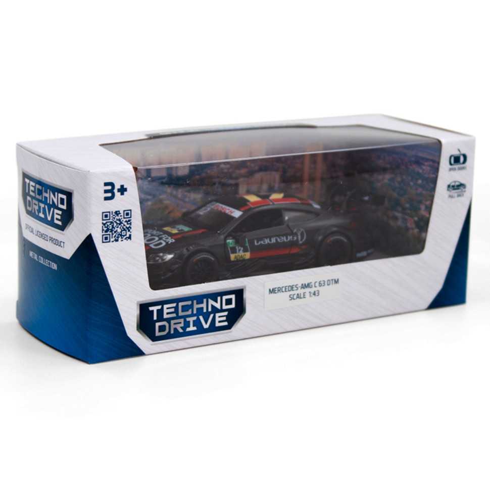 Дитяча автомодель MERCEDES-AMG C63 DTM TechnoDrive 250273 чорний - гурт(опт), дропшиппінг