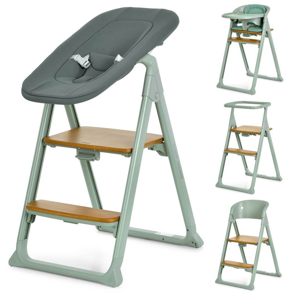 Детский стульчик для кормления 4 в 1 GROWEE ME 1222 Sage Green опт, дропшиппинг