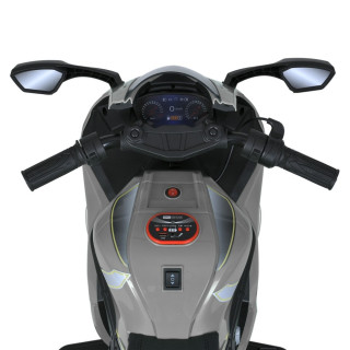 Детский мотоцикл M 5806EL-11, 3 колеса, музыка и свет, серый