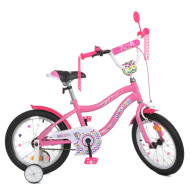 Велосипед детский PROF1 Y16241 16 дюймов, розовый