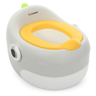 Детский горшок "MULTI POTTY" ME 1142 MULTI POTTY Gray, накладка на унитаз, подставка для ног