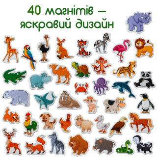 Набір магнітів Magdum Тварини ML4031-16 EN