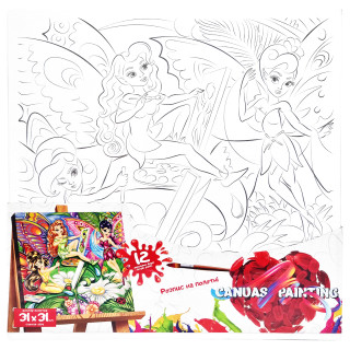 Роспись на холсте "Canvas Painting" Феи PX-07-07 31х31см