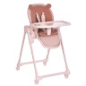 Стульчик для кормления CRYSTAL ME 1037 Bear Pink опт, дропшиппинг
