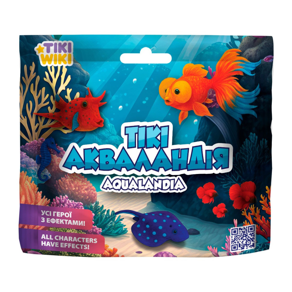 Стретч-іграшка Тікі Акваландія Tiki Wiki SQ001 у вигляді тварини - гурт(опт), дропшиппінг