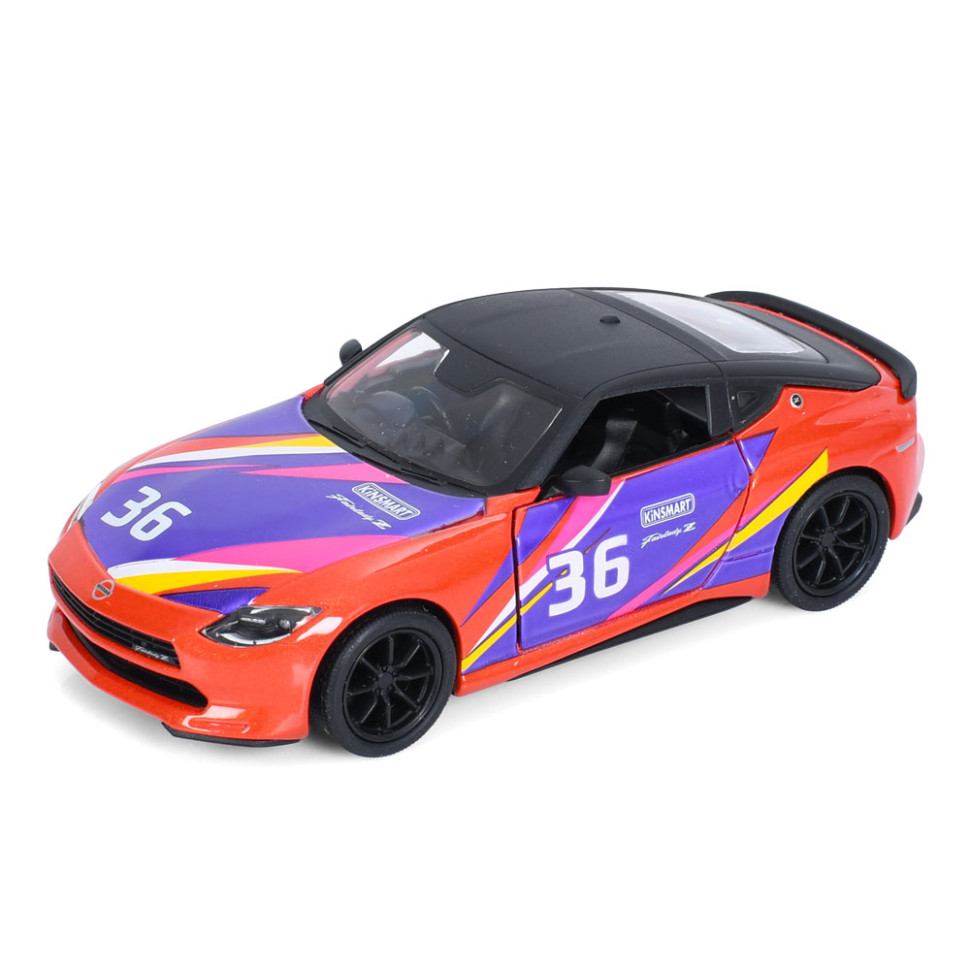 Машинка інерційна 2023 Nissan Fairlady Z KT5443WF(Orange) 1:36, 12 см, відчиняються двері - гурт(опт), дропшиппінг
