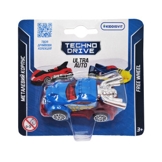 Игровая мини-машинка Ultra Auto TechnoDrive 250321W-1 металлический корпус