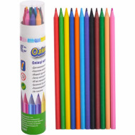 Дитячі еластичні олівці для малювання CR888-T, 12 кольорів в тубусі