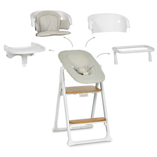 Детский стульчик для кормления 4 в 1 GROWEE ME 1222 White