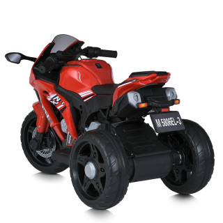 Детский мотоцикл M 5806EL-3, 3 колеса, музыка и свет, красный