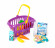 Ігровий набір "Супермаркет" кошик з продуктами 362B2, 3 кольори  - гурт(опт), дропшиппінг 