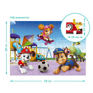 Детский пазл "Paw Patrol: Активный отдых" 200762, 100 элементов