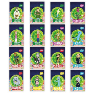 Настольная игра "Мафия "Рик и Морти" PLR-0037
