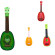 Гитара игрушечная Fan Wingda Toys 819-20, 35 см опт, дропшиппинг