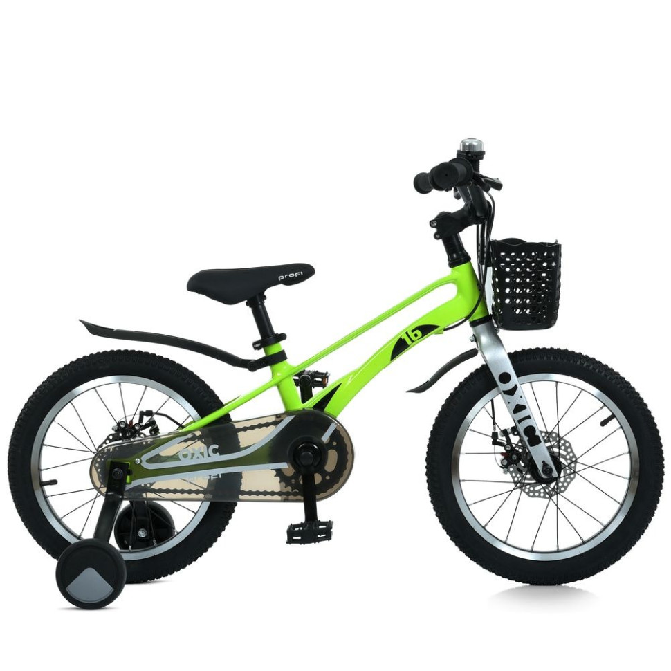 Велосипед дитячий OXIC MB 16OXIC NEON GREEN, колеса 16 дюймів - гурт(опт), дропшиппінг 