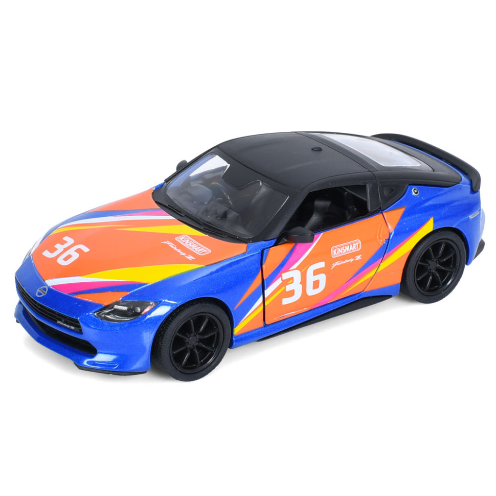 Машинка інерційна 2023 Nissan Fairlady Z KT5443WF(Blue) 1:36, 12 см, відчиняються двері - гурт(опт), дропшиппінг