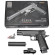 G6A Страйкбольный пистолет Galaxy Colt M1911 Hi-Capa с глушителем и прицелом  металл черный опт, дропшиппинг