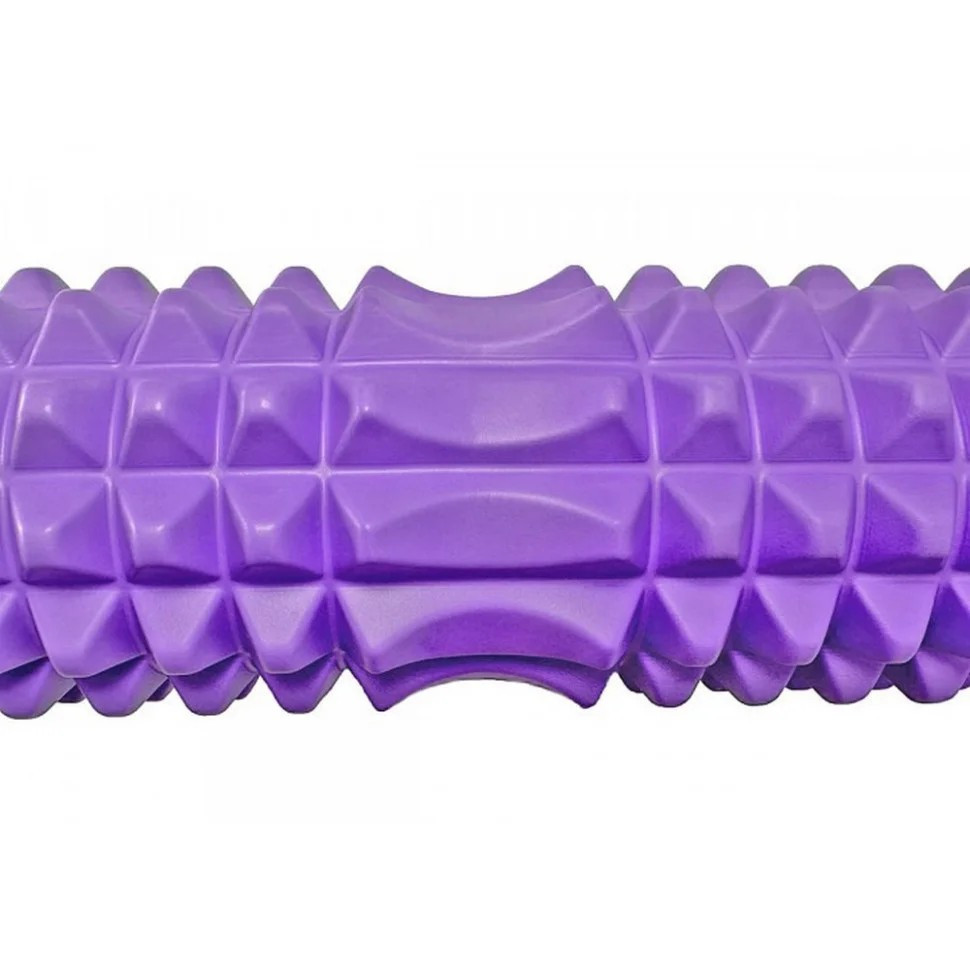 Массажный ролик Grid Roller v.2.2 EasyFit EF-2028-V 45 см, Фиолетовый опт, дропшиппинг
