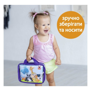Дитяча м'яконабивна розвиваюча книжка 