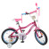 Велосипед дитячий PROF1 Y16242S 16 дюймів, рожевий - гурт(опт), дропшиппінг 