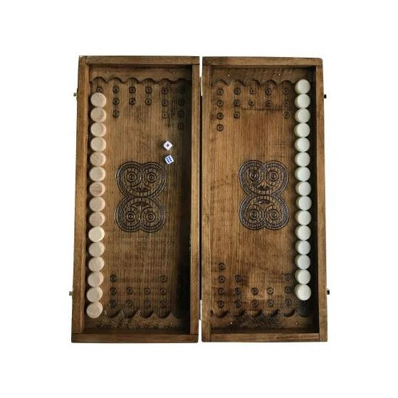Нарды деревянные ручной работы Backgammon 2 NR– 4540, 16 светлых, 16 темных опт, дропшиппинг