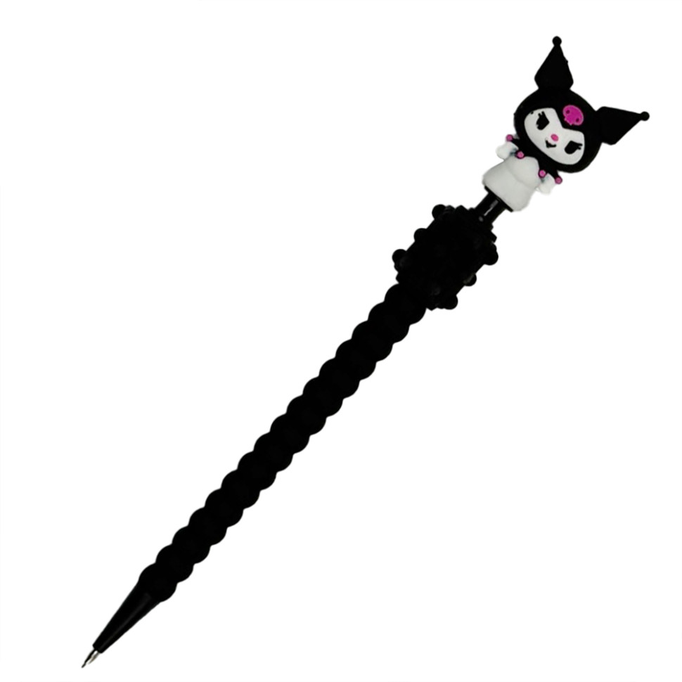 Карандаш механический с фигуркой Kuromi 9626(Black) 0,5 мм опт, дропшиппинг