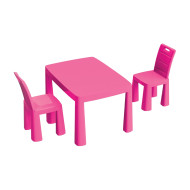 Дитячий пластиковий Стіл і 2 стільці 04680/3 рожевий
