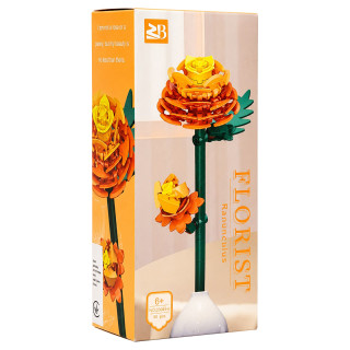 Детский конструктор Ranunculus 33045-6 серии "Florist", 90 деталей