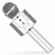 Караоке микрофон с колонкой WS-858 беспроводной