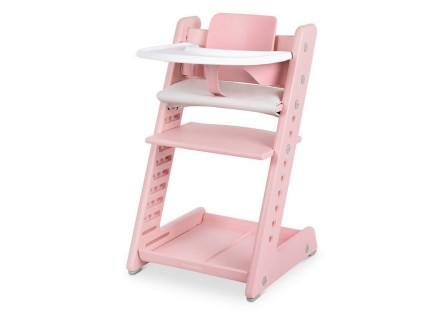 Стільчик для годування ME 1101 Pink, багатоступеневий, рожевий