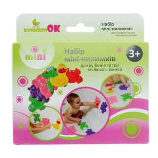 УЦЕНКА!!! Набор мини ковриков-игрушек для купания "KINDERENOK" 005841-UC