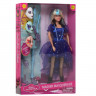 Кукла типа Барби Ведьма DEFA 8397-BF с масками  опт, дропшиппинг