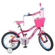 Велосипед детский PROF1 Y16242S-1 16 дюймов, розовый