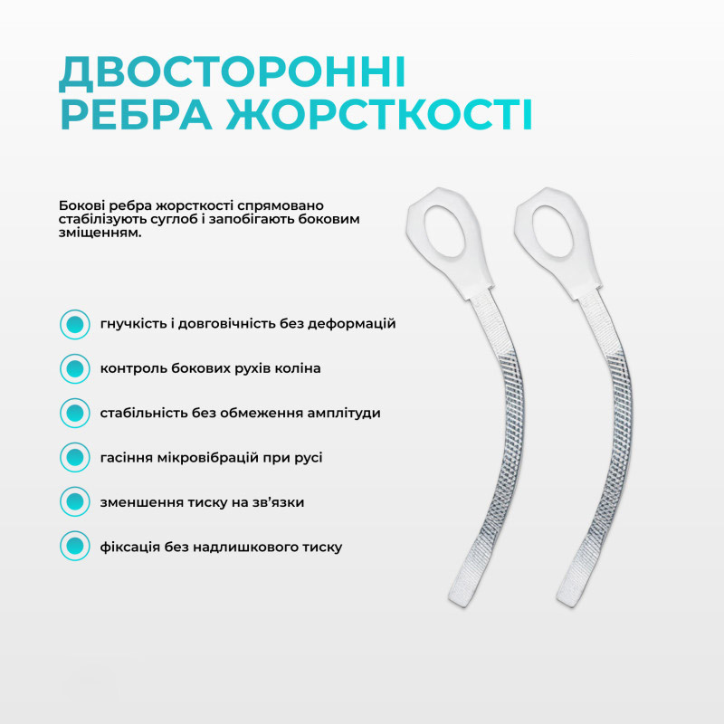 Бандаж ортопедический для коленного сустава с ребрами жесткости и силиконовой вставкой EF-0079-L опт, дропшиппинг
