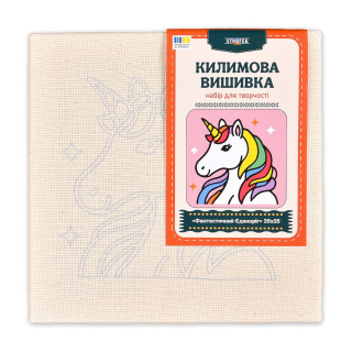 Набор для ковровой вышивки "Фантастический единорог" CCX2525-1, размер 25×25 см