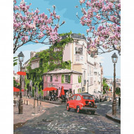 Картина по номерам. Городской пейзаж "Французское путешествие" KHO3500, 40х50 см